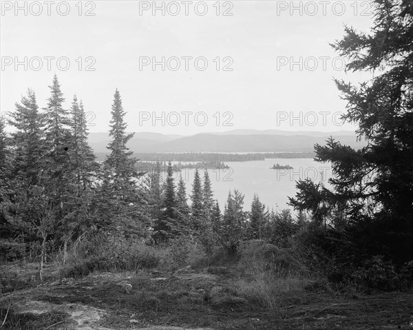 Blue Mountain from the crags, Adirondack Mts., N.Y., between 1900 and 1910. Creator: Unknown.