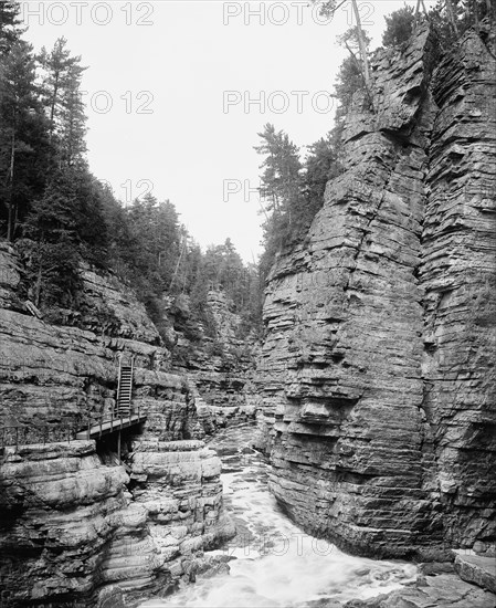 Hell Gate and Jacob's Ladder, Ausable Chasm, between 1900 and 1910. Creator: Unknown.