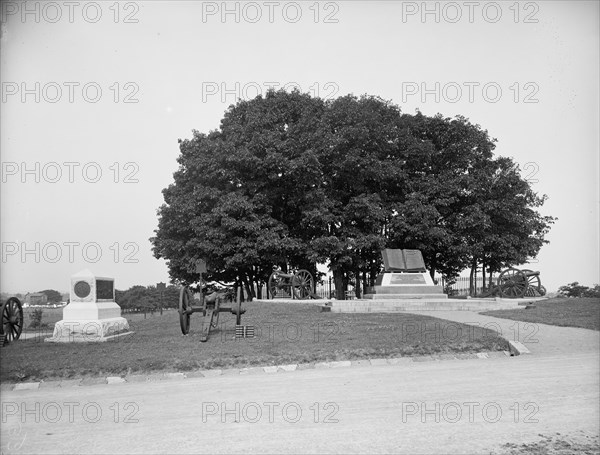 High water mark, Gettysburg, Pa., between 1900 and 1910. Creator: Unknown.