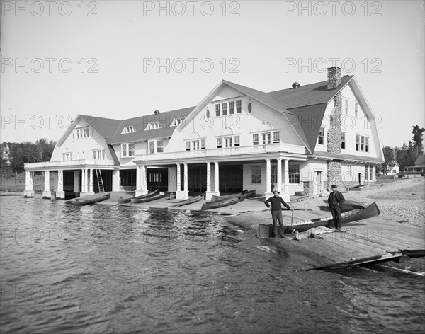 Lower St. Regis Lake, Paul Smith's Hotel, Adirondack Mts., N.Y., between 1900 and 1905. Creator: Unknown.