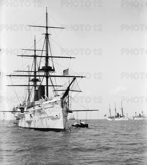 U.S.S. Chicago, between 1890 and 1901. Creator: Unknown.