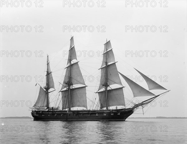 U.S.S. Constellation, between 1890 and 1901. Creator: Unknown.