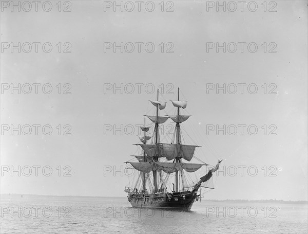 U.S.S. Constellation, between 1890 and 1901. Creator: Unknown.