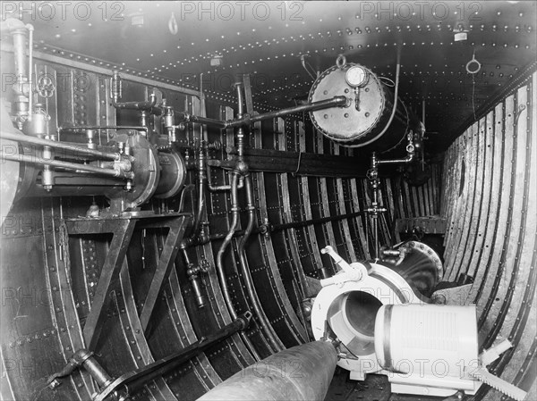 Destroyer, torpedo tube, between 1882 and 1901. Creator: Unknown.