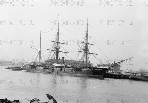 U.S.S. Enterprise, between 1890 and 1901. Creator: Unknown.