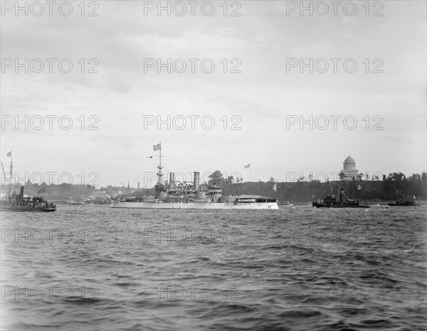 U.S.S. Indiana, Dewey Naval Parade, 1899. Creator: Unknown.