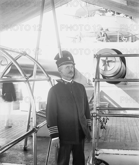 U.S.S. Indiana, Capt. Taylor, 1899. Creator: Unknown.