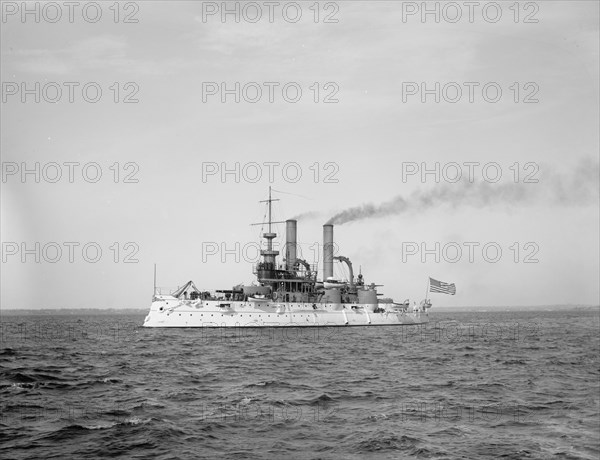 U.S.S. Iowa, between 1897 and 1901. Creator: Unknown.