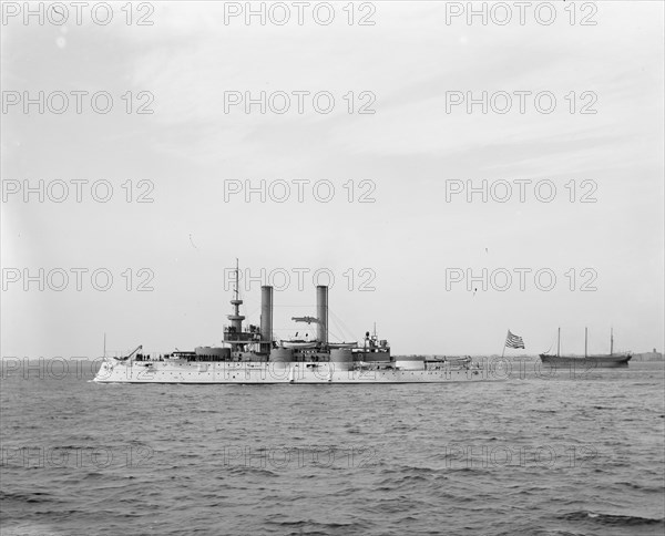 U.S.S. Iowa, between 1897 and 1901. Creator: Unknown.