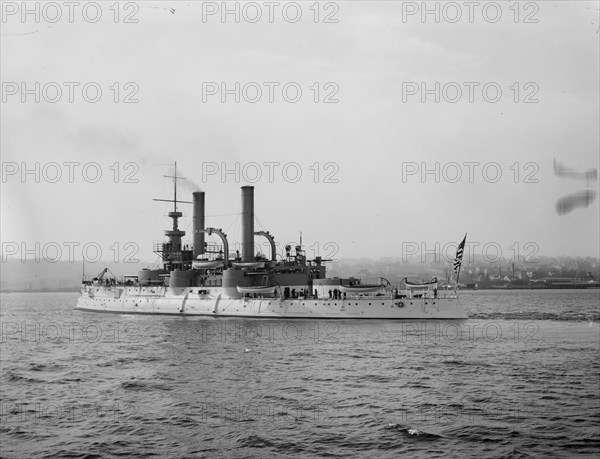 U.S.S. Iowa, between 1897 and 1901. Creator: Unknown.