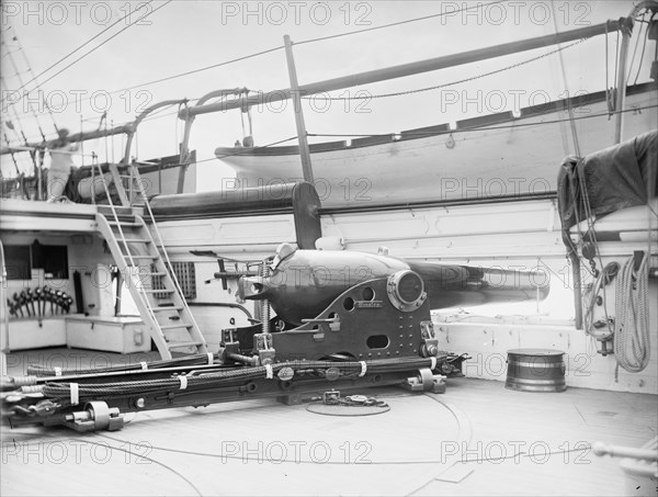 U.S.S. Kearsarge, "Winslow," the gun that sank the Alabama, between 1890 and 1894. Creator: Unknown.