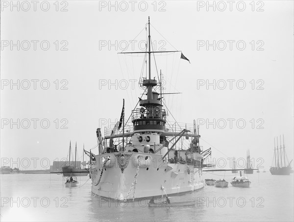 U.S.S. Kearsarge, 1900 Apr 8. Creator: Unknown.