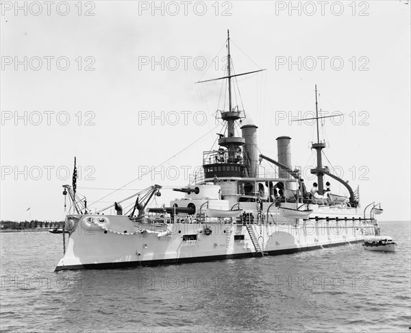 U.S.S. Kentucky, 1900 or 1901. Creator: Unknown.