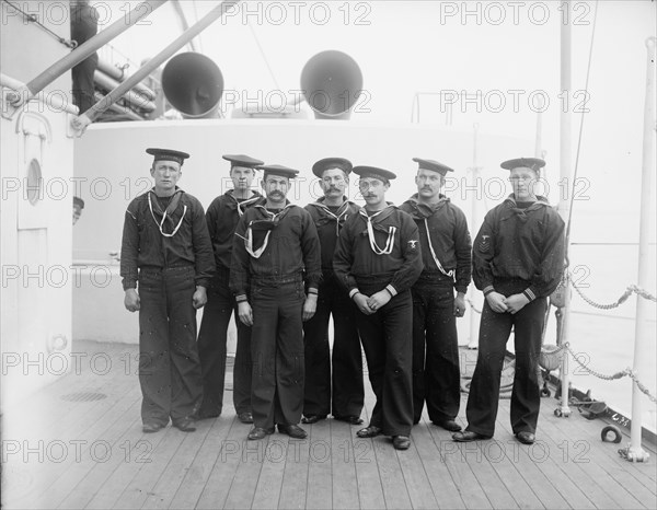 U.S.S. Maine, petty officers, 1896. Creator: Unknown.