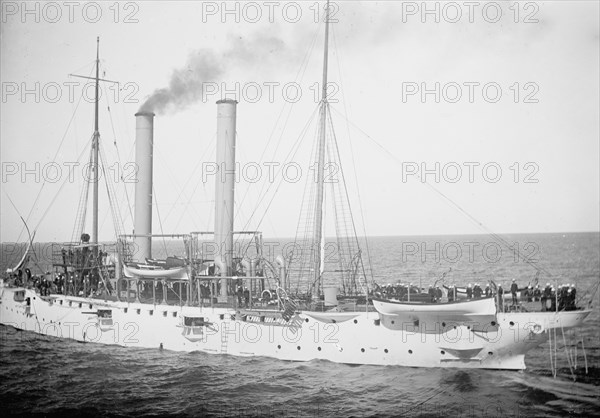 U.S.S. Nashville, between 1897 and 1901. Creator: Unknown.