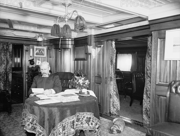 U.S.S. Newark, Capt. Casey, between 1891 and 1901. Creator: Unknown.