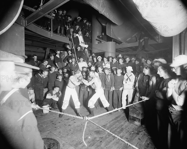 U.S.S. Oregon, second round, between 1896 and 1901. Creator: Unknown.