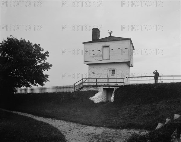 Block house [Fort Mackinac], Mackinac Island, Mich., between 1890 and 1901. Creator: Unknown.