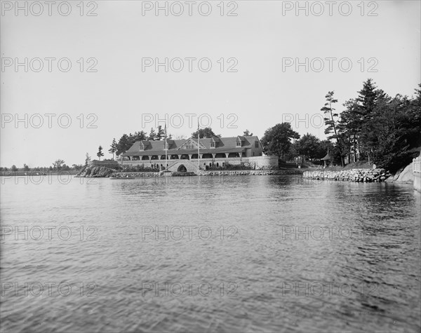 Thousand Island club house, Thousand Islands, c1901. Creator: Unknown.