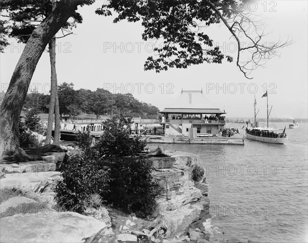 Pier, Thousand Island Park, Thousand Islands, c1901. Creator: Unknown.