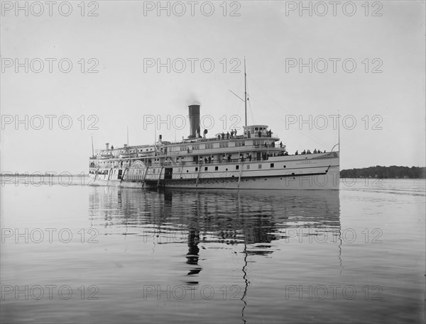 Steamer Toronto at Gananoque, Thousand Islands, (1901?). Creator: Unknown.