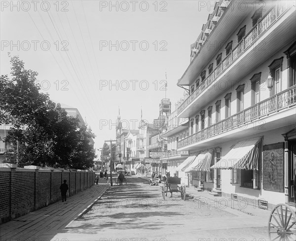 Street in St. Anne de Beaupre, c1901. Creator: Unknown.