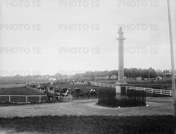 Wolfe's Monument, Plains of Abraham, Quebec, (1901?). Creator: Unknown.