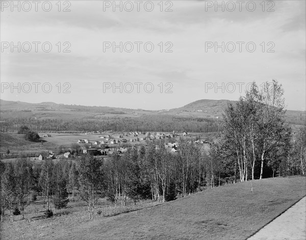 Franconia Village and Sugar Hill, White Mountains, c1900. Creator: Unknown.