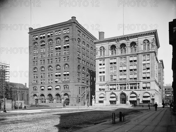 Chamber of Commerce & Society for Savings blgs., ca 1900. Creator: Unknown.