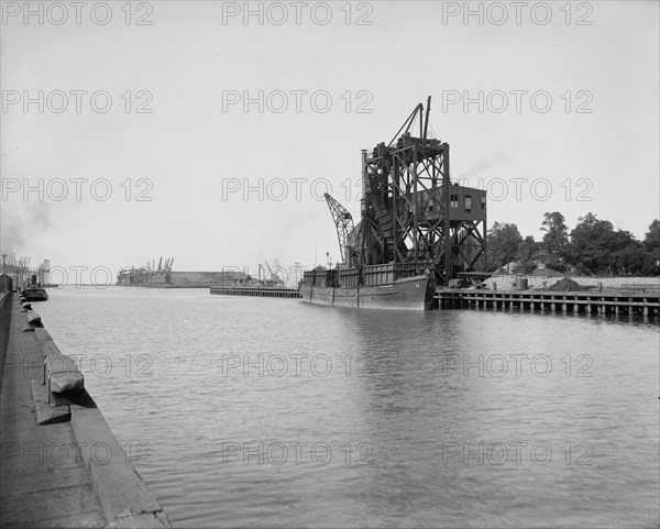 Coal dumping plant, Conneaut, Ohio, ca 1900. Creator: Unknown.