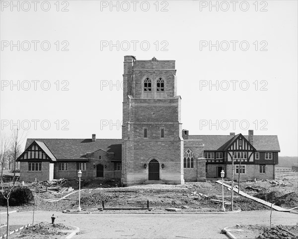 St. Mary's Episcopal Church, front view, Walkerville, Canada, between 1900 and 1905. Creator: Unknown.