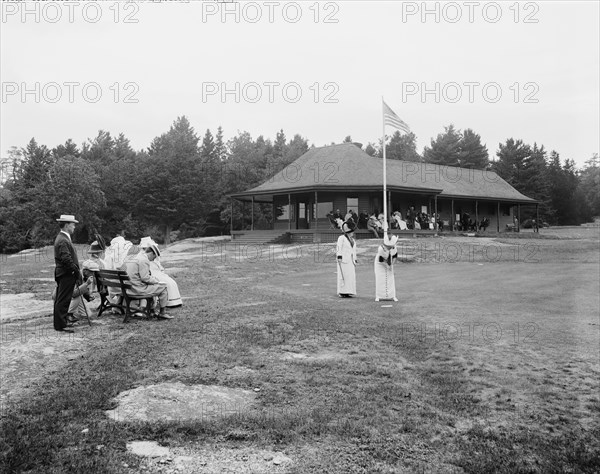 Golf club house, Hotel Champlain, Bluff Point, N.Y., c.between 1910 and 1920. Creator: Unknown.