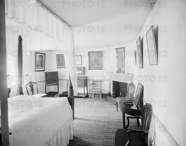 The Lafayette room at Mt. Vernon, c.between 1910 and 1920. Creator: Unknown.