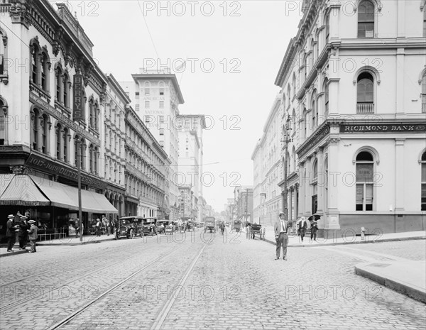 Main Street, west from 12th, Richmond, Va., c.between 1910 and 1920. Creator: Unknown.