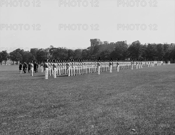 Full dress parade inspection, West Point, N.Y., c.between 1910 and 1920. Creator: Unknown.