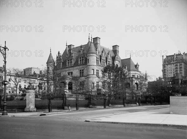 A Riverside Drive residence, New York, C.M. Schwab residence, between 1910 and 1920. Creator: Unknown.