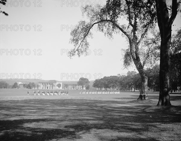 Parade grounds, West Point, N.Y., c.between 1910 and 1920. Creator: Unknown.