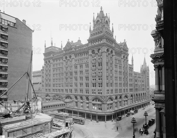 Broad Street station, Philadelphia, Pa., c.between 1910 and 1920. Creator: Unknown.