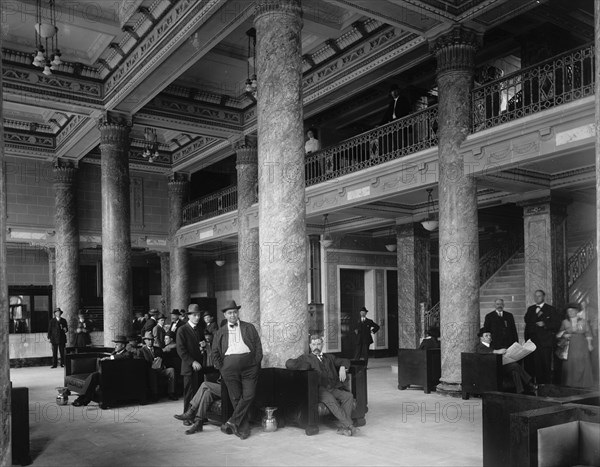 The Lobby, Murphy's Hotel, Richmond, Va., c.between 1910 and 1920. Creator: Unknown.