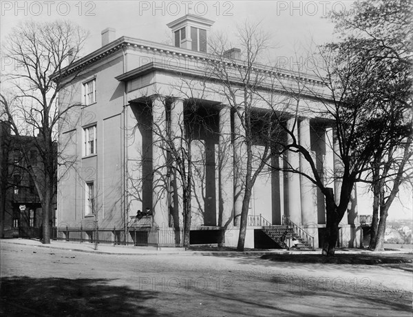 Confederate White House, home of Jefferson Davis in Richmond, ca 1904. Creator: Unknown.