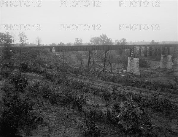 Bridge at Moniteau [County], Mo., 1901 Oct 9. Creator: Unknown.