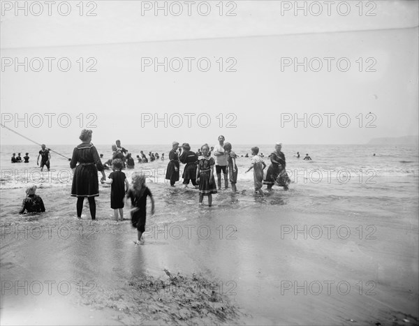 Surf bathing, between 1900 and 1905. Creator: Unknown.