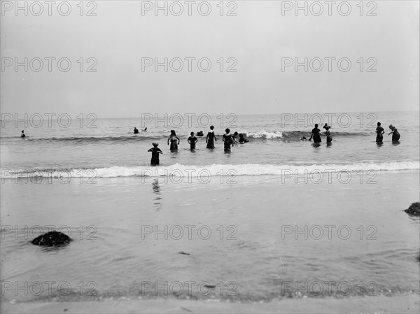 Surf bathing, between 1900 and 1905. Creator: Unknown.