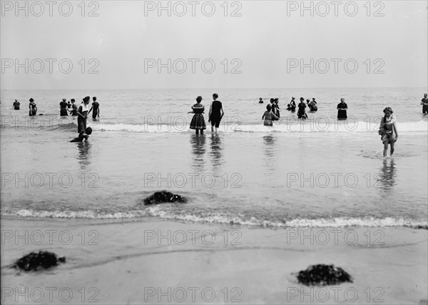 Surf bathing, between 1900 and 1905. Creator: Unknown.