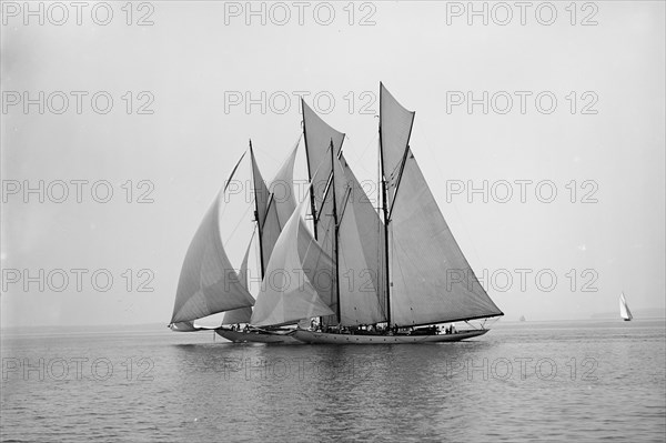 Emerald and Amorita, 1897 June 19. Creator: John S Johnston.