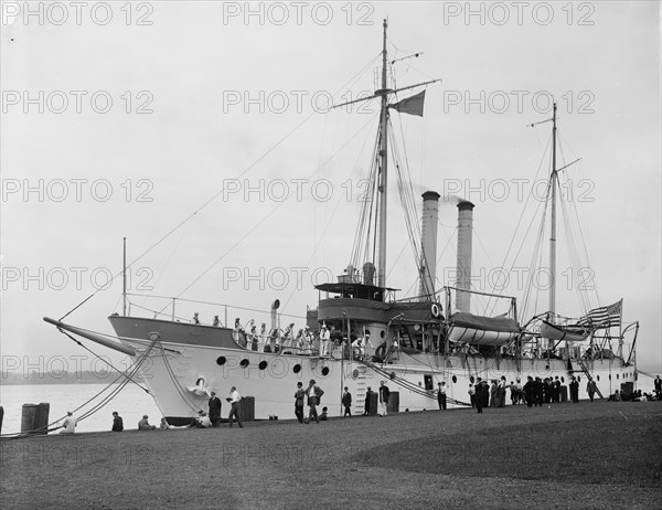 U.S.S. Dubuque, between 1900 and 1905. Creator: Unknown.