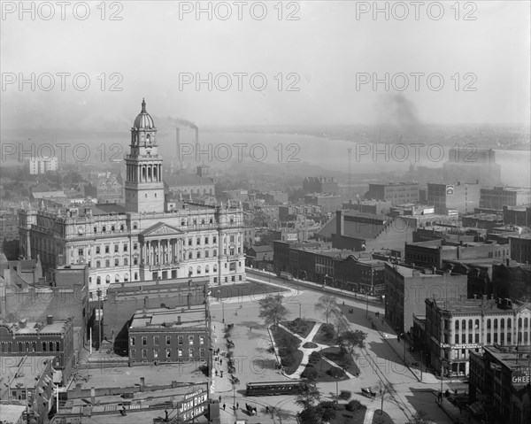 East from Majestic Building, Detroit, Mich., between 1902 and 1910. Creator: Unknown.