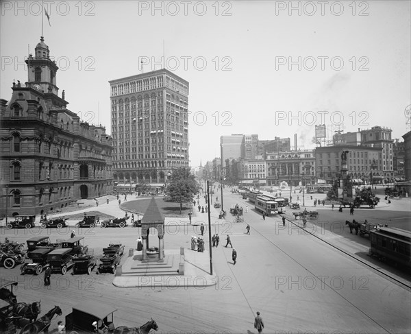 Campus Martius, Detroit, Mich., between 1900 and 1910. Creator: Unknown.