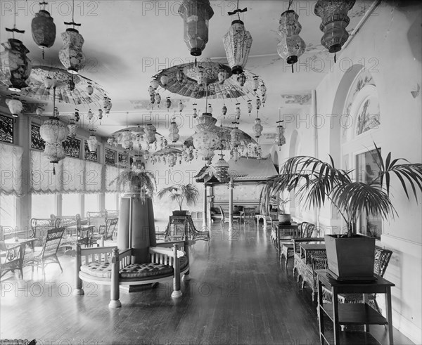 Japanese sun parlor, the Homestead, Hot Springs, Va., between 1900 and 1910. Creator: Unknown.