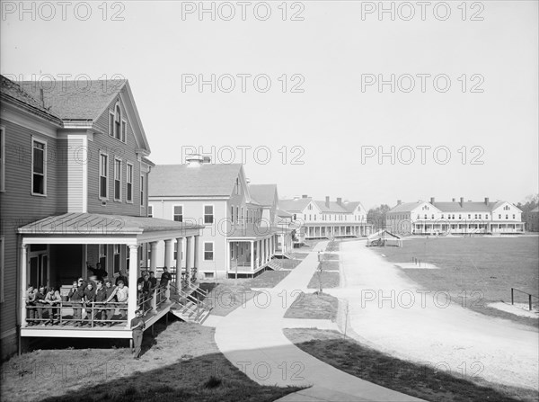 The Barracks, Fort Oglethorpe, Chicamauga [i.e. Chickamauga-Chattanooga National..., c1900-1910. Creator: Unknown.